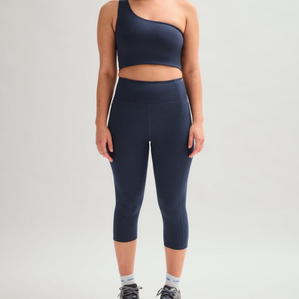 Girlfriend Collective Blue Compression Leggings